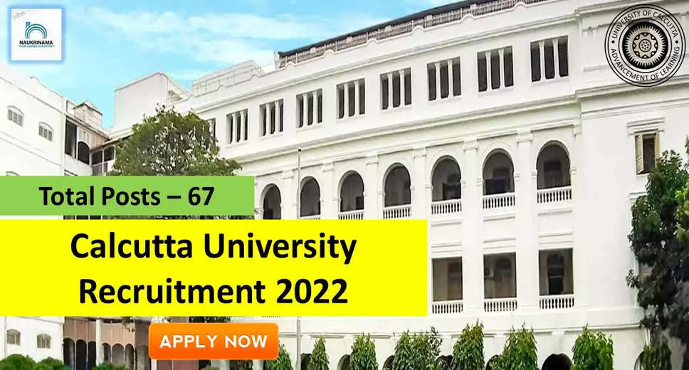 Teaching Jobs 2022- University of Calcutta Invites applications for Professor Posts, APPLY NOW