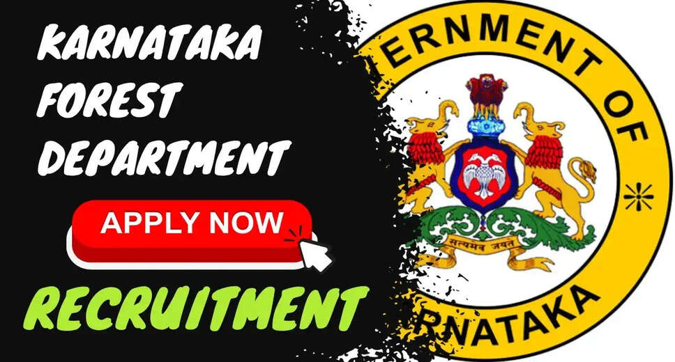 Karnataka Forest Department Beat Forester Recruitment 2023: Notification and Application Form 