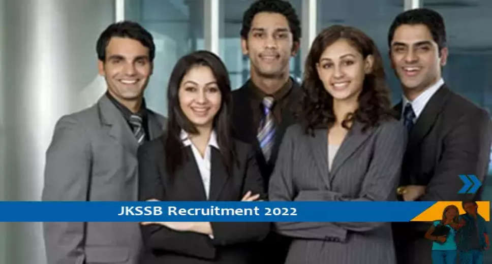 - JKSSB recr- JKSSB recruitment 2022: 772 vacancies notified under various departmentsuitment 2022: 772 vacancies notified under various departments