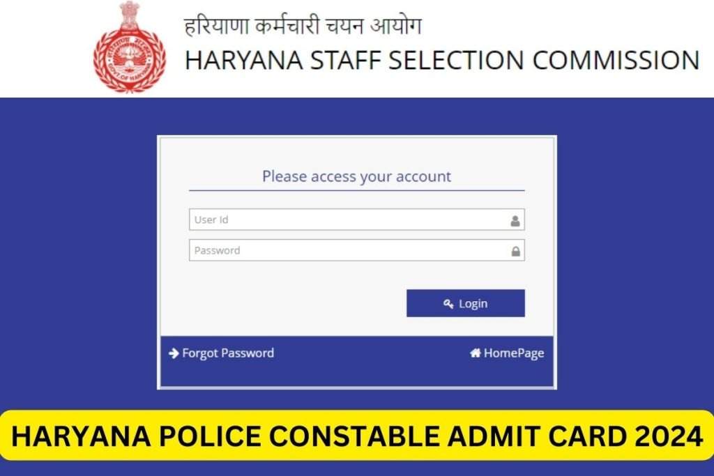 HSSC Constable Admit Card 2024 Released: Get Your Written Exam Hall Ticket