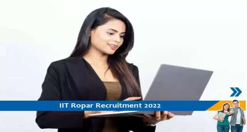IIT Ropar Staff Recruitment 2024: Multiple Vacancies Announced - Find Your Perfect Role!