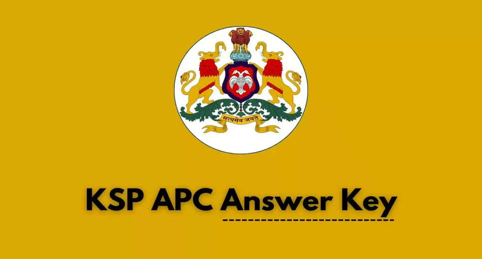 KSP Civil Police Constable Exam 2024: Provisional Answer Key Out Now
