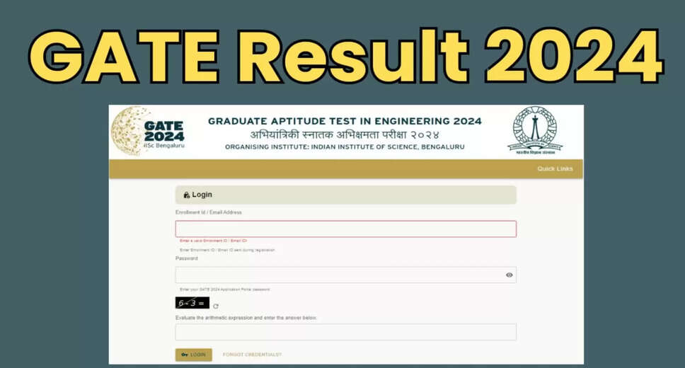 GATE Result 2024 Live Updates: Direct link OUT at gate2024.iisc.ac.in