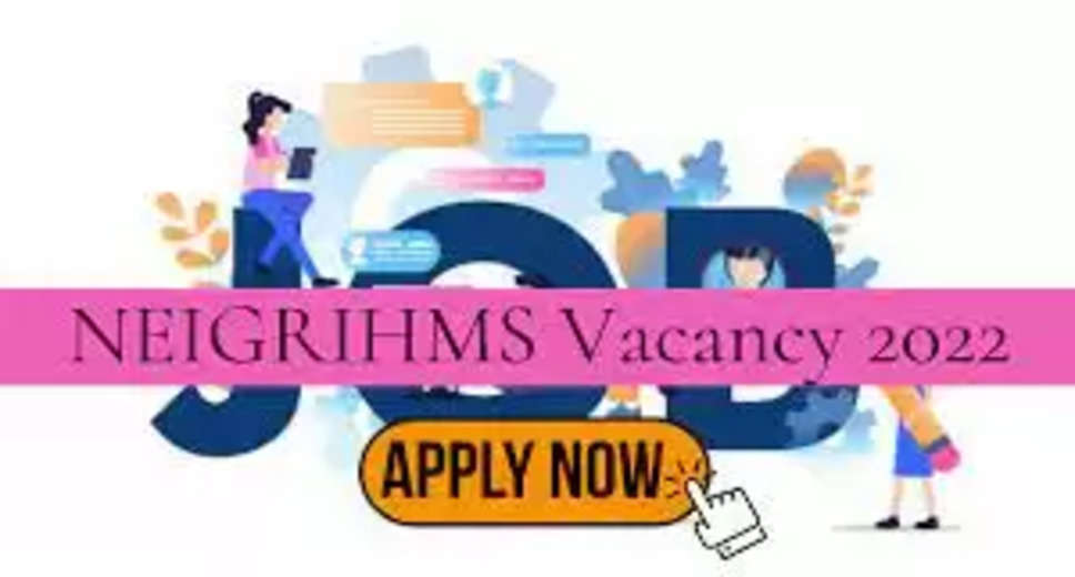  NEIGRIHMS Recruitment 2022: There is a great opportunity to get a job (Sarkari Naukri) in Northeastern Indira Gandhi Regional Institute of Health and Medical Sciences, (NEIGRIHMS). NEIGRIHMS has invited applications to fill the posts of Research Nurse (NEIGRIHMS Recruitment 2022). Interested and eligible candidates who want to apply for these vacancies (NEIGRIHMS Recruitment 2022) can apply by visiting the official website of NEIGRIHMS at neigrihms.gov.in. The last date to apply for these posts (NEIGRIHMS Recruitment 2022) is 29 November.    Apart from this, candidates can also directly apply for these posts (NEIGRIHMS Recruitment 2022) by clicking on this official link neigrihms.gov.in. If you need more detail information related to this recruitment, then you can see and download the official notification (NEIGRIHMS Recruitment 2022) through this link NEIGRIHMS Recruitment 2022 Notification PDF. A total of 1 posts will be filled under this recruitment (NEIGRIHMS Recruitment 2022) process.    Important Dates for NEIGRIHMS Recruitment 2022  Online application start date –  Last date to apply online - 29 November 2022  Vacancy Details for NEIGRIHMS Recruitment 2022  Total No. of Posts – Research Nurse – 1 Post  Location- Shillong  Eligibility Criteria for NEIGRIHMS Recruitment 2022  Research Nurse: B.Sc degree in Nursing from recognized institute and experience  Age Limit for NEIGRIHMS Recruitment 2022  Candidates age will be valid 25 years.  Salary for NEIGRIHMS Recruitment 2022  Research Nurse: 15000/-  Selection Process for NEIGRIHMS Recruitment 2022  Research Nurse: Will be done on the basis of Interview.  How to Apply for NEIGRIHMS Recruitment 2022  Interested and eligible candidates can apply through official website of NEIGRIHMS (neigrihms.gov.in) latest by 29 November. For detailed information regarding this, you can refer to the official notification given above.  If you want to get a government job, then apply for this recruitment before the last date and fulfill your dream of getting a government job. You can visit naukrinama.com for more such latest government jobs information.