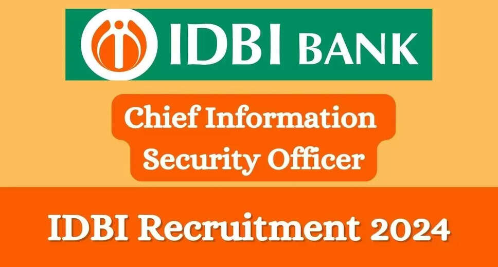 Cybersecurity Professional Alert! IDBI Bank Hiring CISO (Contract): Apply Now