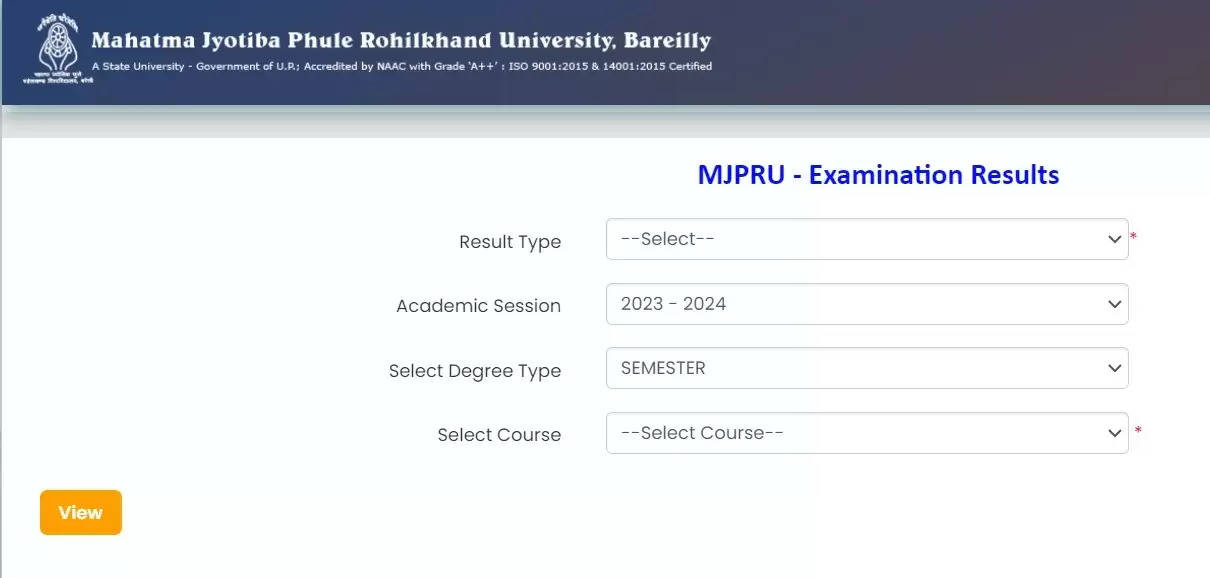 MJPRU 2024 Results Declared: Get Your UG and PG ODD Semester Marksheets Now