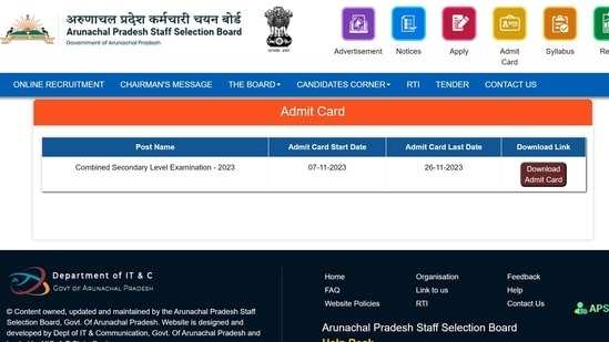 APSSB CSLE Admit Card 2023 Released: Download Here