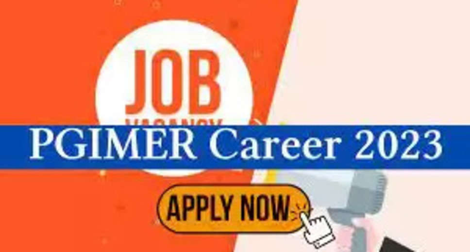 https://pgimer.edu.in/PGIMER_PORTAL/AbstractFilePath?FileType=E&FileName=Demonstrator12Jan2023151151.pdf&PathKey=VACANCY_PATH  PGIMER Recruitment 2023: A great opportunity has emerged to get a job (Sarkari Naukri) in Postgraduate Institute of Medical Education and Research Chandigarh (PGIMER). PGIMER has sought applications to fill the posts of Junior Demonstrator (PGIMER Recruitment 2023). Interested and eligible candidates who want to apply for these vacant posts (PGIMER Recruitment 2023), can apply by visiting the official website of PGIMER, pgimer.edu.in. The last date to apply for these posts (PGIMER Recruitment 2023) is 23 January 2023.  Apart from this, candidates can also apply for these posts (PGIMER Recruitment 2023) by directly clicking on this official link pgimer.edu.in. If you want more detailed information related to this recruitment, then you can see and download the official notification (PGIMER Recruitment 2023) through this link PGIMER Recruitment 2023 Notification PDF. A total of 1 post will be filled under this recruitment (PGIMER Recruitment 2023) process.  Important Dates for PGIMER Recruitment 2023  Online Application Starting Date –  Last date for online application - 23 January 2023  PGIMER Recruitment 2023 Posts Recruitment Location  Chandigarh  Details of posts for PGIMER Recruitment 2023  Total No. of Posts- Junior Demonstrator -1 Post  Eligibility Criteria for PGIMER Recruitment 2023  Junior Demonstrator - M.Sc degree from recognized institute with experience  Age Limit for PGIMER Recruitment 2023  The age of the candidates will be valid 37 years.  Salary for PGIMER Recruitment 2023  according to the rules of the department  Selection Process for PGIMER Recruitment 2023  Will be done on the basis of written test.  How to apply for PGIMER Recruitment 2023  Interested and eligible candidates can apply through the official website of PGIMER (pgimer.edu.in) by 23 January 2023. For detailed information in this regard, refer to the official notification given above.  If you want to get a government job, then apply for this recruitment before the last date and fulfill your dream of getting a government job. You can visit naukrinama.com for more such latest government jobs information.