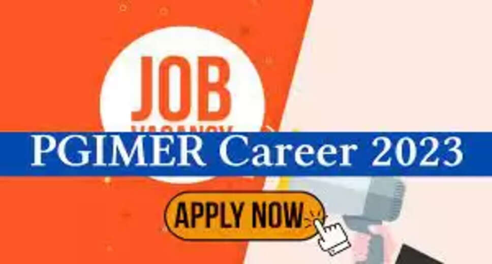 PGIMER Recruitment 2023: A great opportunity has emerged to get a job (Sarkari Naukri) in Postgraduate Institute of Medical Education and Research Chandigarh (PGIMER). PGIMER has sought applications to fill the posts of Senior Research Fellow (PGIMER Recruitment 2023). Interested and eligible candidates who want to apply for these vacant posts (PGIMER Recruitment 2023), can apply by visiting the official website of PGIMER at pgimer.edu.in. The last date to apply for these posts (PGIMER Recruitment 2023) is 26 January 2023. Apart from this, candidates can also apply for these posts (PGIMER Recruitment 2023) by directly clicking on this official link pgimer.edu.in. If you want more detailed information related to this recruitment, then you can see and download the official notification (PGIMER Recruitment 2023) through this link PGIMER Recruitment 2023 Notification PDF. A total of 2 posts will be filled under this recruitment (PGIMER Recruitment 2023) process. Important Dates for PGIMER Recruitment 2023 Online Application Starting Date – Last date for online application - 26 January 2023 PGIMER Recruitment 2023 Posts Recruitment Location Chandigarh Details of posts for PGIMER Recruitment 2023 Total No. of Posts- Senior Research Fellow – 2 Posts Eligibility Criteria for PGIMER Recruitment 2023 Senior Research Fellow - MD and Post Graduate degree from recognized institute with experience Age Limit for PGIMER Recruitment 2023 The age of the candidates will be valid 35 years. Salary for PGIMER Recruitment 2023 Senior Research Fellow – As per the rules of the department Selection Process for PGIMER Recruitment 2023 Will be done on the basis of written test. How to apply for PGIMER Recruitment 2023 Interested and eligible candidates can apply through the official website of PGIMER (pgimer.edu.in) by 26 January 2023. For detailed information in this regard, refer to the official notification given above. If you want to get a government job, then apply for this recruitment before the last date and fulfill your dream of getting a government job. You can visit naukrinama.com for more such latest government jobs information.