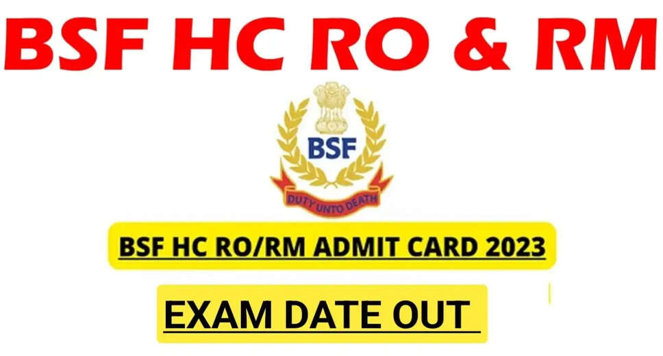 BSF Head Constable (RO/ RM) 3rd Phase (DME/ RME) Date Announced