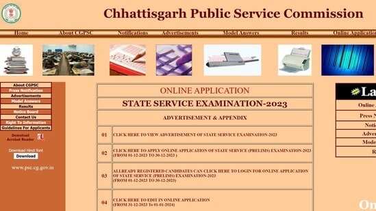 CGPSC State Service Mains Exam: Admit Card Now Available for Download at psc.cg.gov.in