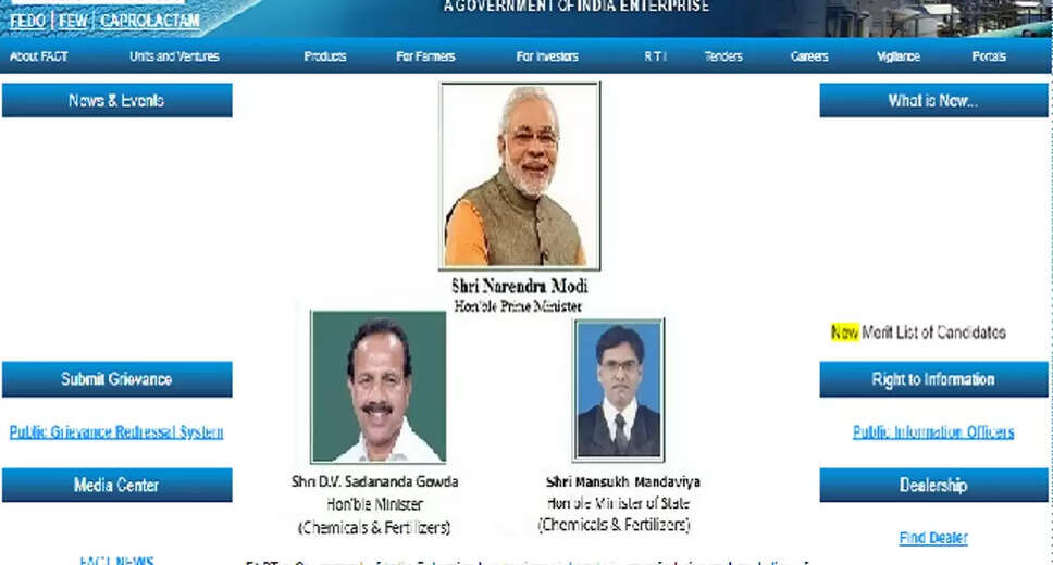 FACT 2020 Result Declared: Check Merit List for Rigger Helper & HEO Posts @fact.co.in
