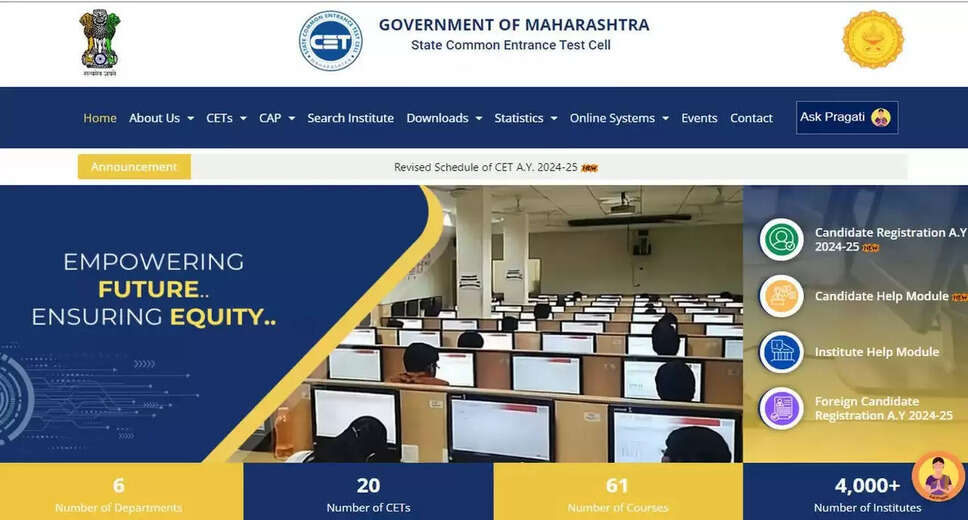 MAH MHMCT CET 2024 Registration Commences: Key Details on Application Fees, Exam Pattern