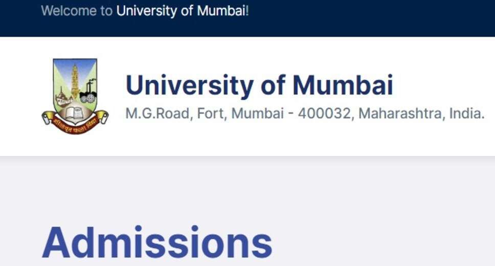Mumbai University Invites Applications for 2024 UG Distance Education Programs
