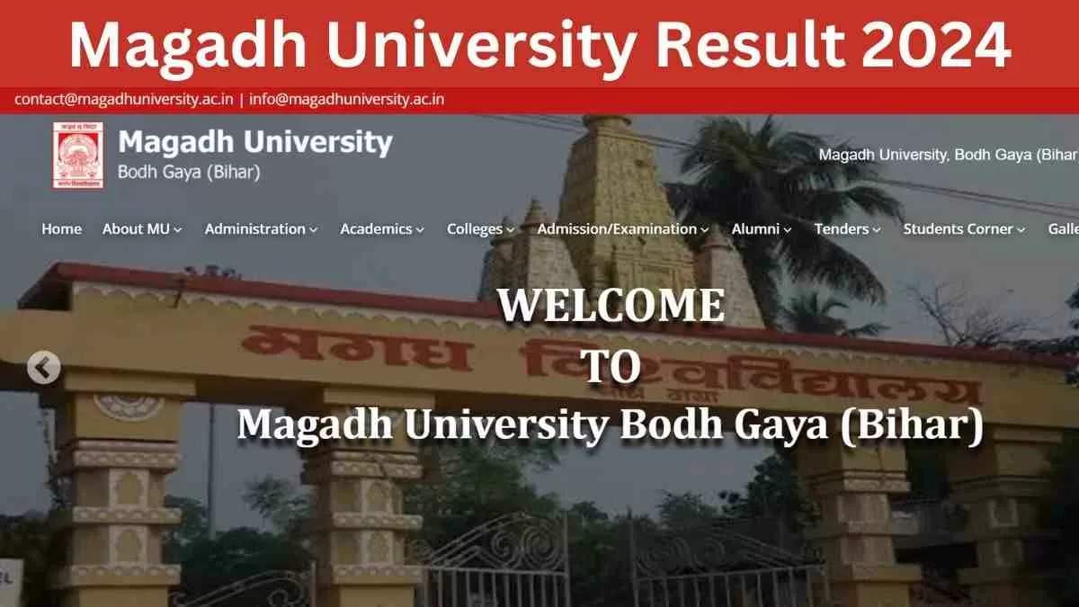 Magadh University UG and PG Results 2024 Released – Download Your Marksheets Now