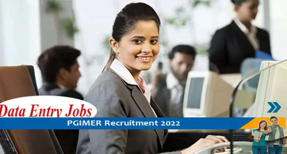 PGIMER Recruitment SRF and DEO