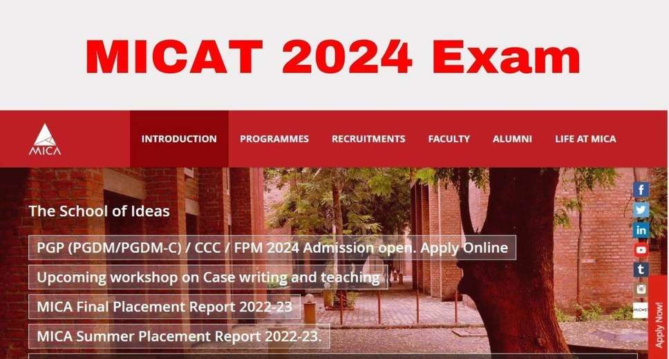 MICAT Registration 2024: Last Date to Apply for MICAT 2 Today
