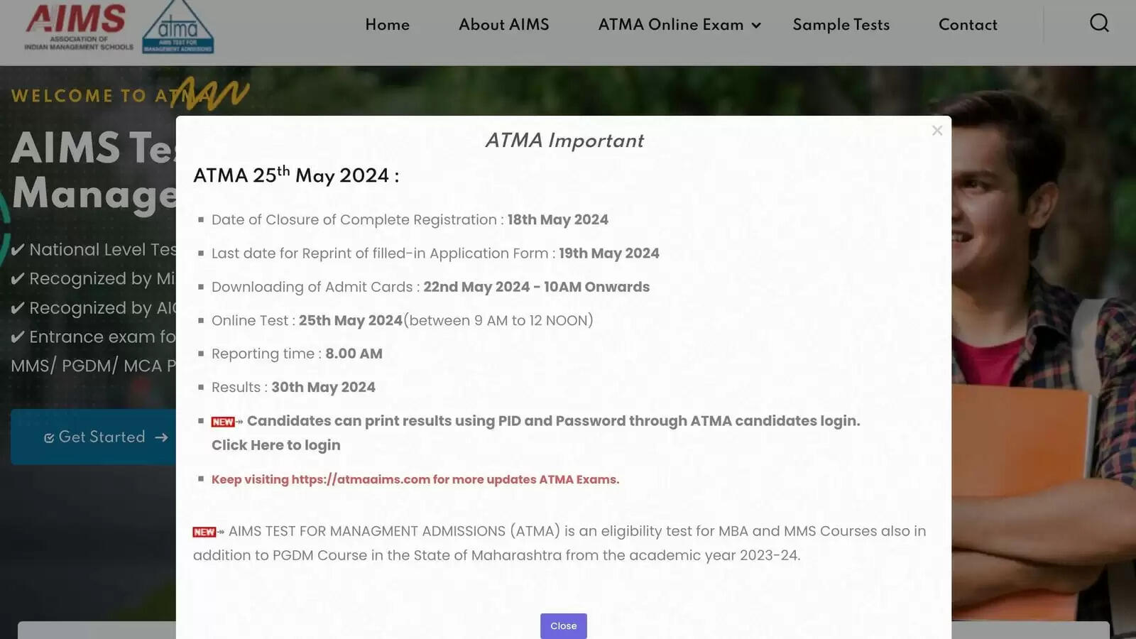 ATMA July 2024 Registration Deadline Today: How to Submit Your Application
