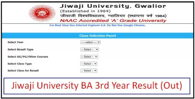 Jiwaji University Releases Results 2024! Download UG & PG Marksheets Now