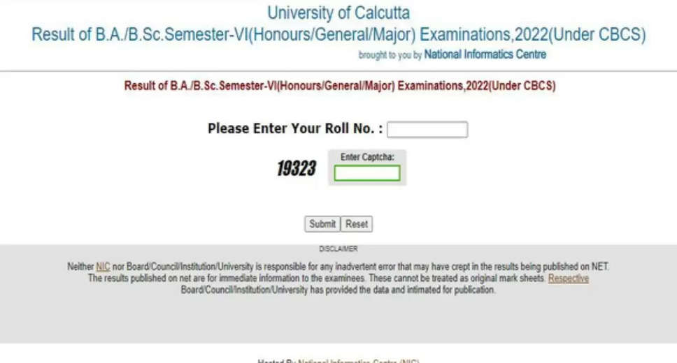 Calcutta University Semester Results 2024 Released: Here's How to View Your Scorecard