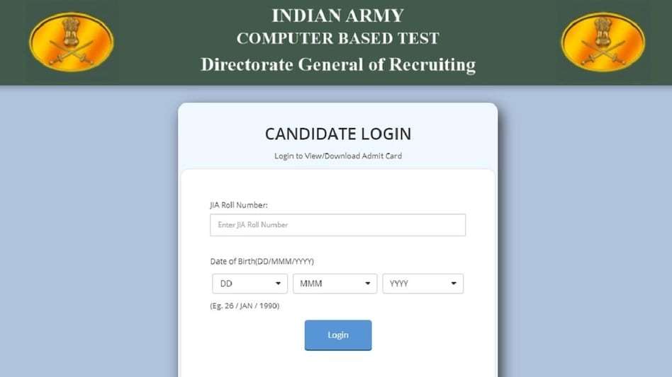 Indian Army Agniveer (ARO) 2024 Admit Card Released: Download Now