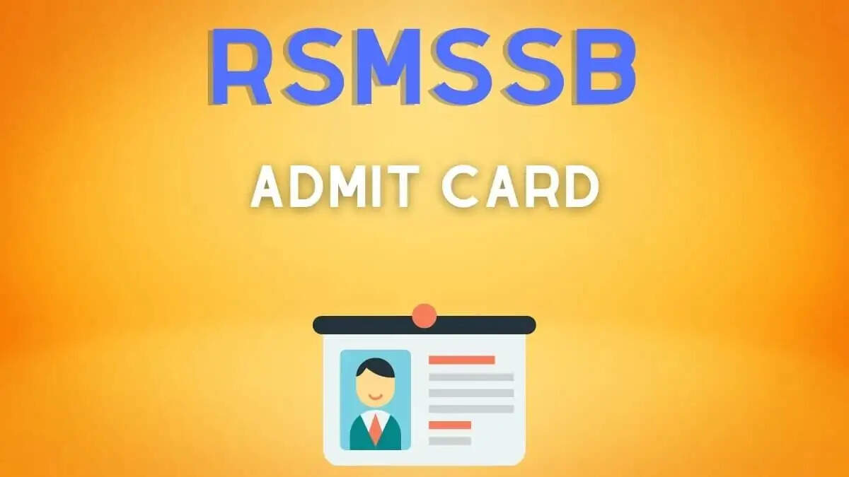 RSMSSB Agriculture Supervisor Admit Card 2024: Download Now