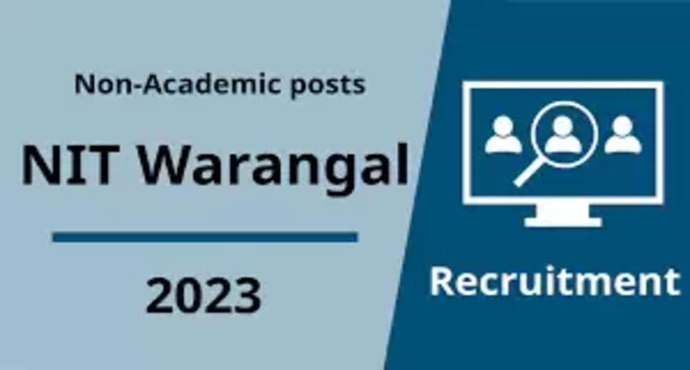 NIT Warangal Recruitment 2023: Apply for Junior Programmer Vacancies Are you interested in applying for NIT Warangal Recruitment 2023? Good news! The organization is currently accepting applications for the position of Junior Programmer. If you want to know more about the vacancy count, salary, and other important details, keep reading. SEO Title: NIT Warangal Recruitment 2023: Apply for Junior Programmer Vacancies Organization: NIT Warangal Recruitment 2023 Post Name: Junior Programmer Total Vacancy: 2 Posts Salary: Rs.40,000 - Rs.40,000 Per Month Job Location: Warangal Last Date to Apply: 31/05/2023 Official Website: nitw.ac.in Similar Jobs: Govt Jobs 2023 Qualification for NIT Warangal Recruitment 2023 When it comes to job applications, meeting the eligibility criteria is crucial. NIT Warangal has set certain qualification criteria for the Junior Programmer position in their recruitment process. To be eligible for NIT Warangal Recruitment 2023, candidates must have a B.Tech/B.E, M.Sc, M.E/M.Tech, or MCA degree. NIT Warangal Recruitment 2023 Vacancy Count The total number of vacancies available for the position of Junior Programmer at NIT Warangal is 2. Once the selection process is complete, the candidates who are chosen will be informed about the pay scale and other relevant details. NIT Warangal Recruitment 2023 Salary The pay scale for the Junior Programmer position in NIT Warangal Recruitment 2023 is Rs.40,000 - Rs.40,000 Per Month. If you are interested in applying for this position, visit the official website of NIT Warangal before the deadline on 31/05/2023. Job Location for NIT Warangal Recruitment 2023 NIT Warangal warmly invites eligible candidates who meet the specified qualifications to apply for the Junior Programmer vacancies in Warangal. If you are interested in this opportunity, you can check all the details and apply for NIT Warangal Recruitment 2023 on their official website. NIT Warangal Recruitment 2023: Apply Online Last Date To ensure a smooth application process, it is essential to submit your application before the deadline. Applications received after the last date will not be accepted. To avoid rejection, make sure you apply for the NIT Warangal Recruitment 2023 before 31/05/2023. If you meet the eligibility criteria, you can apply online or offline, depending on the mode of application specified by the organization. Steps to Apply for NIT Warangal Recruitment 2023 If you wish to apply for NIT Warangal Recruitment 2023, follow the steps outlined below before the deadline of 31/05/2023: Step 1: Visit the official website of NIT Warangal - nitw.ac.in Step 2: Look for the NIT Warangal Recruitment 2023 notification on the official site. Step 3: Select the Junior Programmer position and carefully read all the details regarding the qualifications, job location, and other requirements. Step 4: Check the mode of application (online or offline) and proceed with the application process by following the instructions provided. By following these steps, you can complete the application process for NIT Warangal Recruitment 2023 before the deadline. Don't miss