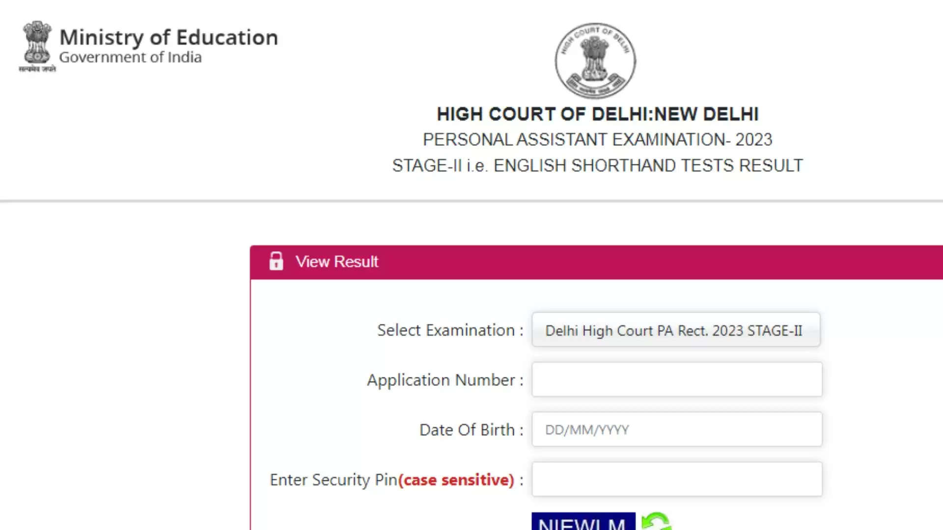 Download Admit Card for Delhi High Court Personal Assistant, Senior Personal Assistant Exam 2024