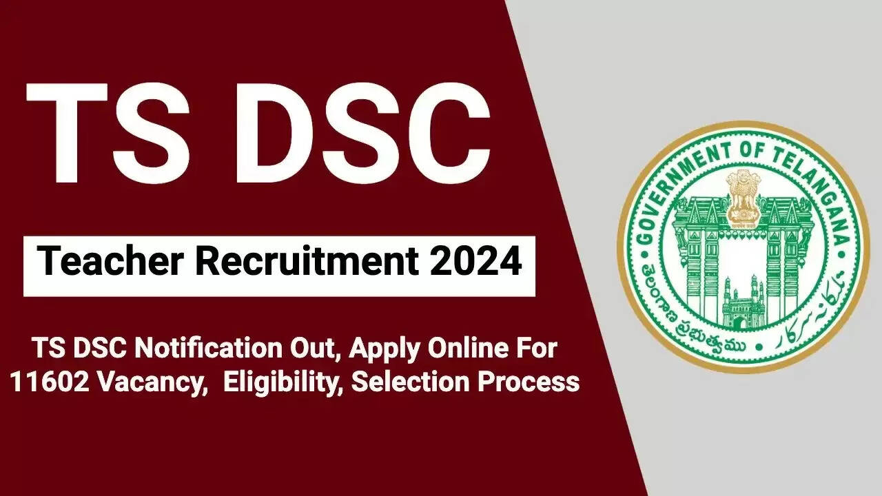 Telangana Teacher Recruitment 2024: Apply Online for SGT, PET, SA & Other Posts