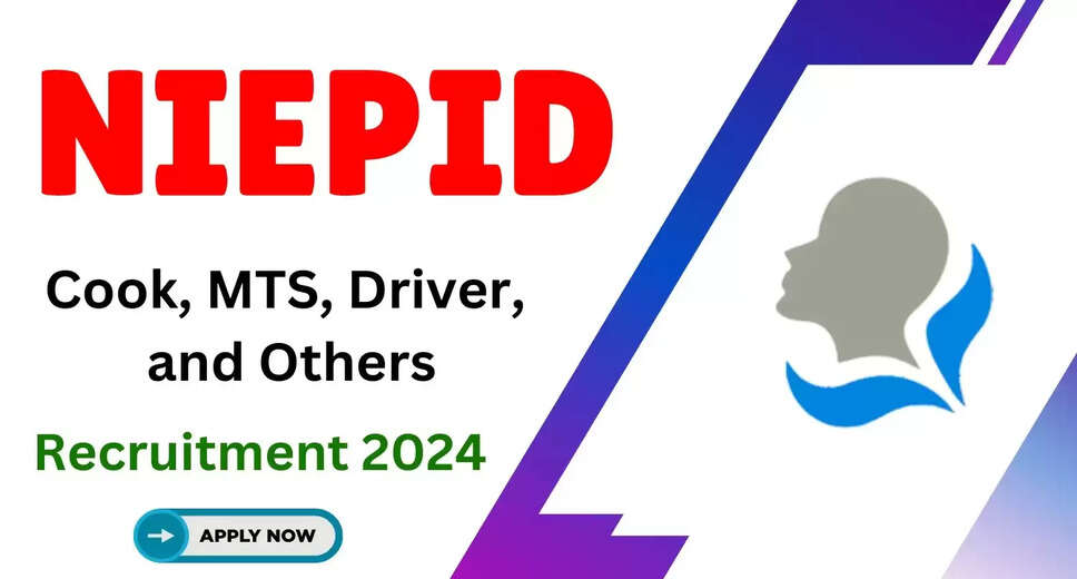 NIEPID Assistant Professor, Lecturer & Other Recruitment 2024: Apply for 60 Vacancies Now