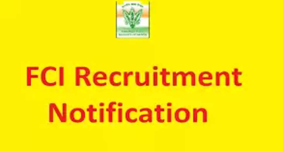 FCI Recruitment 2023: Apply Online for 46 Assistant General Manager Posts  FCI, a leading organization in the food sector, is hiring eligible candidates for the post of Assistant General Manager. Interested candidates who meet the qualification requirements can apply online/offline for the respective posts. The last date to apply for FCI Recruitment 2023 is 01/04/2023.  FCI Recruitment 2023 Vacancy Details:  Organization: Food Corporation of India (FCI)  Post Name: Assistant General Manager  Total Vacancy: 46 Posts  Job Location: Across India  Salary: Rs.60,000 - Rs.180,000 Per Month  Last Date to Apply: 01/04/2023  Official Website: fci.gov.in  Qualification for FCI Recruitment 2023:  Candidates interested in applying for FCI Recruitment 2023 should have completed B.Tech/B.E. To know more about the qualification requirements, candidates can check the official notification issued by FCI.    FCI Recruitment 2023 Apply Online Last Date:  Candidates who satisfy the eligibility criteria alone can apply for the job. The applications will not be accepted after the last date, so apply before 01/04/2023.  Steps to apply for FCI Recruitment 2023:  Candidates who wish to apply for FCI Recruitment 2023 must complete the application process before 01/04/2023. Here we have attached the complete procedure to apply for the FCI Recruitment 2023 along with the application link.  Step 1: Go to the FCI official website fci.gov.in  Step 2: In the official site, look out for FCI Recruitment 2023 notification  Step 3: Select the respective post and make sure to read all the details about the Assistant General Manager, qualifications, job location, and others  Step 4: Check the mode of application and apply for the FCI Recruitment 2023  Important Links:  FCI Recruitment 2023 Notification: Click Here  FCI Recruitment 2023 Application Form: Click Here  FCI Recruitment 2023 Salary:  If you are placed in FCI for the role of Assistant General Manager, your pay scale will be Rs.60,000 - Rs.180,000 Per Month.  Job Location for FCI Recruitment 2023:  Eligible candidates can apply for the FCI Recruitment 2023, selected candidates will join the company located in Across India.