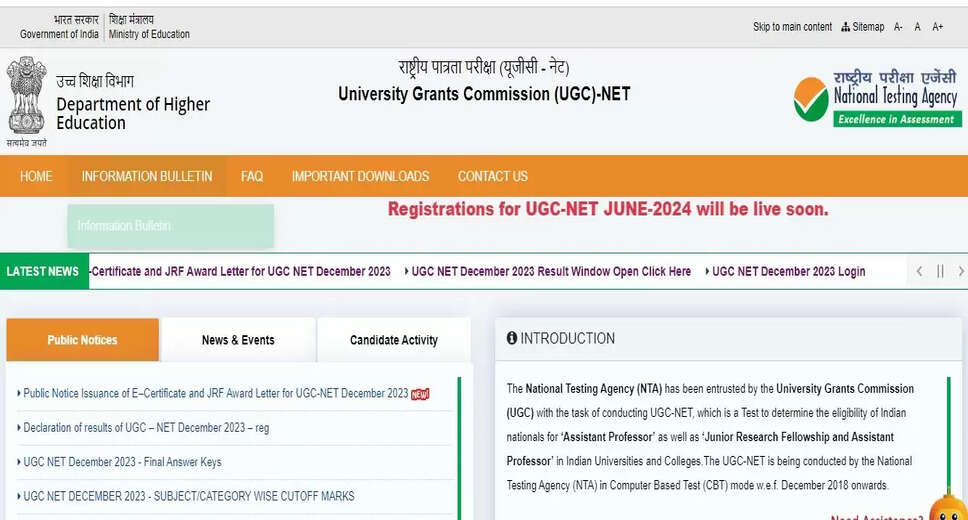 UGC NET Admit Card 2024 Anticipated to Be Released in June: Key Details to Note