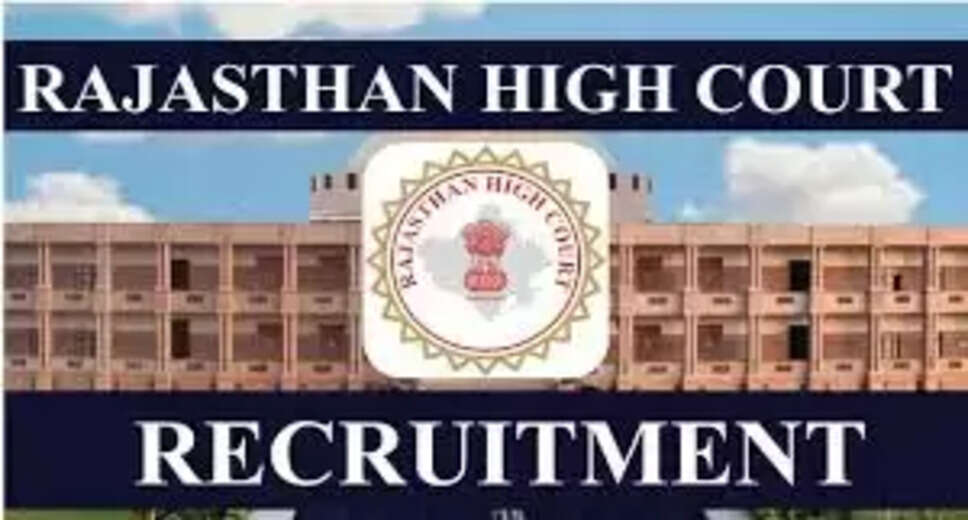 Rajasthan High Court Recruitment 2023: Apply for Legal Researcher Vacancies in Jodhpur Looking for a job as a Legal Researcher? Rajasthan High Court is currently hiring for 2 vacancies in Jodhpur. Interested candidates can apply for the Rajasthan High Court Recruitment 2023 by visiting the official website hcraj.nic.in before the last date, which is 27/04/2023. Qualification for Rajasthan High Court Recruitment 2023: Candidates who wish to apply for Rajasthan High Court Recruitment 2023 should first check the qualifications. The educational qualification for Rajasthan High Court Legal Researcher Recruitment 2023 is not disclosed. Visit the official website for more details. Rajasthan High Court Recruitment 2023 Vacancy Count: The number of seats allotted for Legal Researcher vacancies in Rajasthan High Court is 2. Once the candidate is selected, they will be informed about the pay scale. Rajasthan High Court Recruitment 2023 Salary: Those candidates who are selected in the recruitment process will be placed in Rajasthan High Court for the respective posts. The salary for Rajasthan High Court Recruitment 2023 is not disclosed. Job Location for Rajasthan High Court Recruitment 2023: The job location for Rajasthan High Court Recruitment 2023 is Jodhpur. Rajasthan High Court has released the official notification for Legal Researcher vacancies and the last date to apply for the recruitment is 27/04/2023. Steps to Apply for Rajasthan High Court Recruitment 2023: The application process for Rajasthan High Court Recruitment 2023 is explained below: Step 1: Visit the Rajasthan High Court official website hcraj.nic.in Step 2: Look for Rajasthan High Court Recruitment 2023 notifications on the website. Step 3: Before proceeding, read the notification completely. Step 4: Check the mode of application and then proceed further. Apply online/offline for the Rajasthan High Court Recruitment 2023 and get your dream job as a Legal Researcher in Jodhpur. Check out the official website for more information and updates. Good luck!