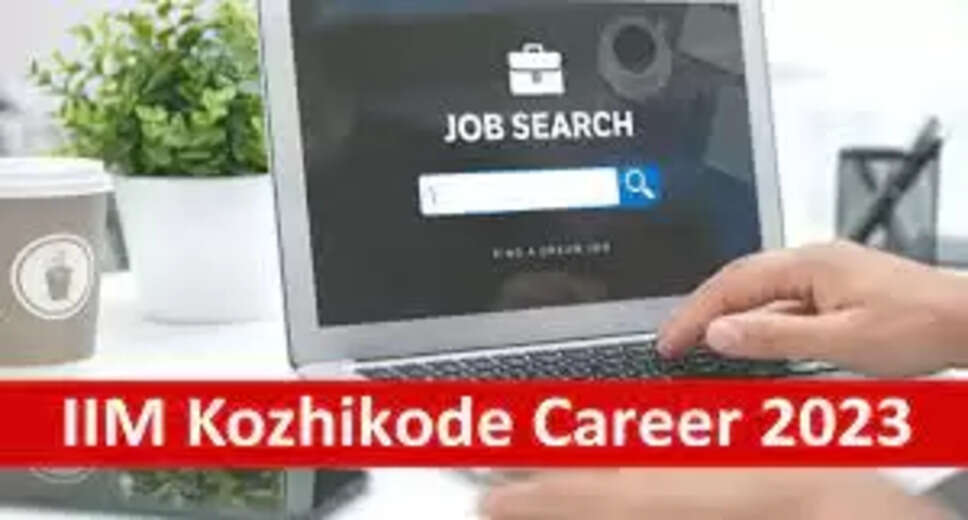 IIM KOZHIKODE Recruitment 2023: A great opportunity has emerged to get a job (Sarkari Naukri) in the Indian Institute of Management Kozhikode (IIM KOZHIKODE). IIM KOZHIKODE has sought applications to fill the posts of Engineer (HVAC) (IIM KOZHIKODE Recruitment 2023). Interested and eligible candidates who want to apply for these vacant posts (IIM KOZHIKODE Recruitment 2023), they can apply by visiting the official website of IIM KOZHIKODE iimk.ac.in. The last date to apply for these posts (IIM KOZHIKODE Recruitment 2023) is 7 February 2023. Apart from this, candidates can also apply for these posts (IIM KOZHIKODE Recruitment 2023) directly by clicking on this official link iimk.ac.in. If you want more detailed information related to this recruitment, then you can see and download the official notification (IIM KOZHIKODE Recruitment 2023) through this link IIM KOZHIKODE Recruitment 2023 Notification PDF. A total of 1 post will be filled under this recruitment (IIM KOZHIKODE Recruitment 2023) process. Important Dates for IIM KOZHIKODE Recruitment 2023 Online Application Starting Date – Last date for online application - 7 February 2023 Vacancy details for IIM KOZHIKODE Recruitment 2023 Total No. of Posts- Engineer (HVAC) – 1 Post Eligibility Criteria for IIM KOZHIKODE Recruitment 2023 Engineer (HVAC) - Engineering Degree in Electrical & Mechanical from recognized Institute with experience Age Limit for IIM KOZHIKODE Recruitment 2023 The age of the candidates will be 45 years. Salary for IIM KOZHIKODE Recruitment 2023 Engineer (HVAC): 30300-40300/- Selection Process for IIM KOZHIKODE Recruitment 2023 Engineer (HVAC) - Will be done on the basis of Interview. How to Apply for IIM KOZHIKODE Recruitment 2023 Interested and eligible candidates can apply through the official website of IIM KOZHIKODE (iimk.ac.in) by 7 February 2023. For detailed information in this regard, refer to the official notification given above. If you want to get a government job, then apply for this recruitment before the last date and fulfill your dream of getting a government job. You can visit naukrinama.com for more such latest government jobs information.