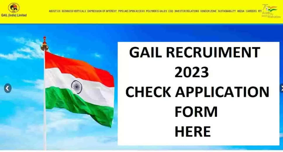 GAIL INDIA LTD Recruitment 2023: A great opportunity has emerged to get a job (Sarkari Naukri) in GAIL INDIA LTD. GAIL INDIA LTD has sought applications to fill the posts of Senior Engineer and Officer (GAIL INDIA LTD Recruitment 2023). Interested and eligible candidates who want to apply for these vacant posts (GAIL INDIA LTD Recruitment 2023), they can apply by visiting the official website of GAIL INDIA LTD, gailonline.com. The last date to apply for these posts (GAIL INDIA LTD Recruitment 2023) is 2 February 2023.  Apart from this, candidates can also apply for these posts (GAIL INDIA LTD Recruitment 2023) by directly clicking on this official link gailonline.com. If you want more detailed information related to this recruitment, then you can see and download the official notification (GAIL INDIA LTD Recruitment 2023) through this link GAIL INDIA LTD Recruitment 2023 Notification PDF. A total of 277 posts will be filled under this recruitment (GAIL INDIA LTD Recruitment 2023) process.  Important Dates for GAIL India Ltd Recruitment 2023  Online Application Starting Date –  Last date for online application - 2 February 2023  Location- Hyderabad  Details of posts for GAIL INDIA LTD Recruitment 2023  Total No. of Posts – Senior Engineer & Officer -277 Posts  Eligibility Criteria for GAIL India LTD Recruitment 2023  Senior Engineer & Officer: Graduate and B.Tech degree from recognized institute with experience.  Age Limit for GAIL INDIA LTD Recruitment 2023  Senior Engineer and Officer - The age of the candidates will be 45 years.  Salary for GAIL INDIA LTD Recruitment 2023  Senior Engineer and Officer - As per the rules of the department  Selection Process for GAIL INDIA LTD Recruitment 2023  Senior Engineer & Officer: Will be done on the basis of written test.  How to Apply for GAIL India Ltd Recruitment 2023  Interested and eligible candidates can apply through GAIL INDIA LTD official website (gailonline.com) by 2 February 2023. For detailed information in this regard, refer to the official notification given above.  If you want to get a government job, then apply for this recruitment before the last date and fulfill your dream of getting a government job. You can visit naukrinama.com for more such latest government jobs information.
