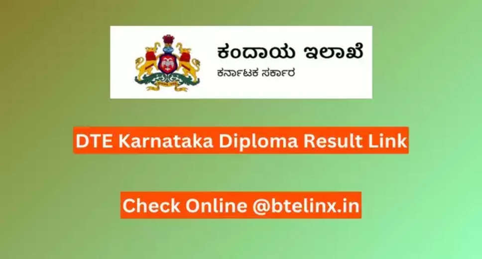 DTE Karnataka Diploma Result 2024 Announced! Check Scores & Marksheet Download Here