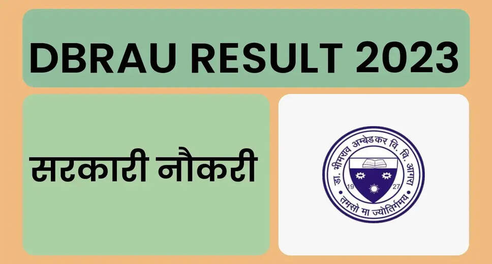 Dr. Bhimrao Ambedkar University Results 2023 Out: Get Direct Link
