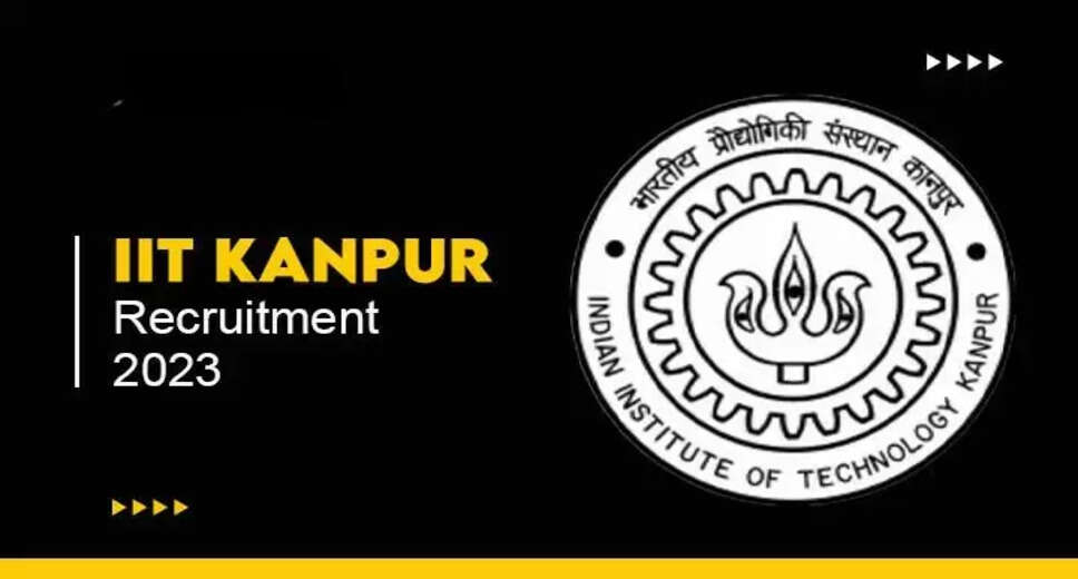IIT Kanpur Recruitment 2023: Apply Online for 90 Registrar, Dy Registrar, and Other Vacancies