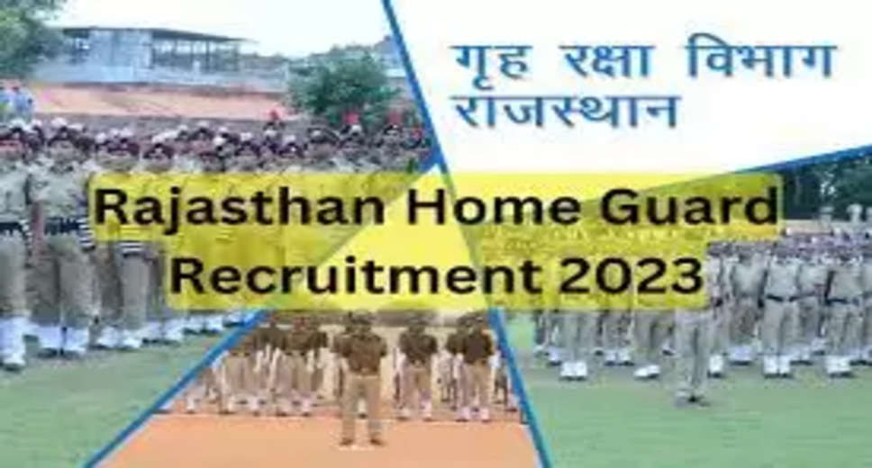Rajasthan Home Guard Recruitment 2023 Notification for 3842 Posts, Online form