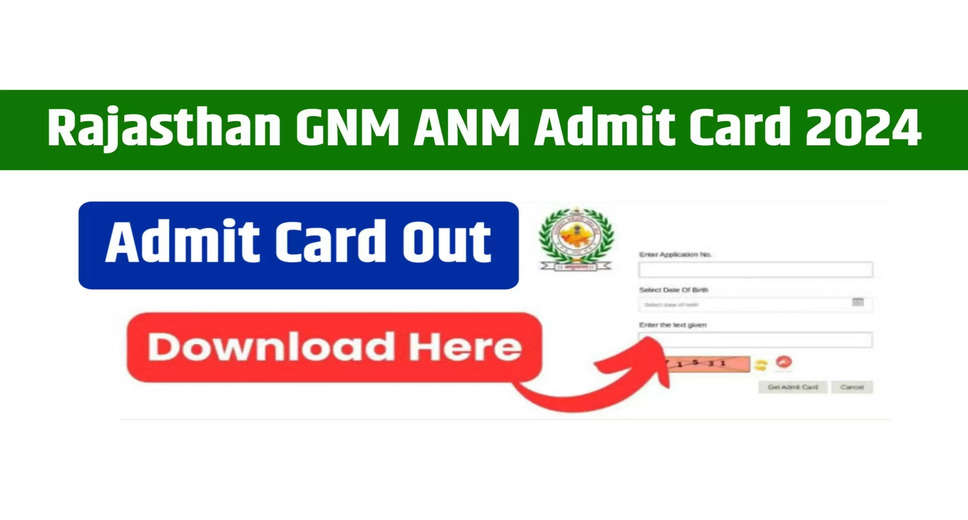Rajasthan RSMSSB ANM GNM & Agriculture Supervisor Admit Card 2024 Released! Download Now 