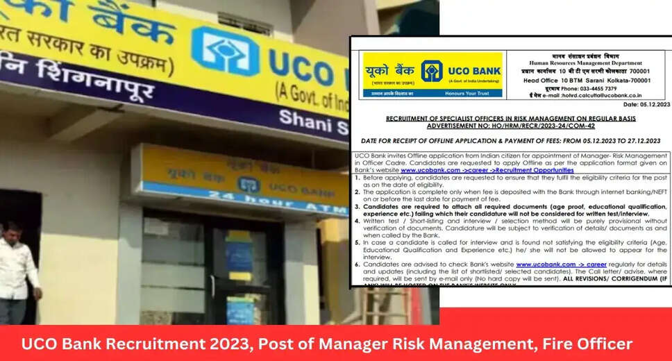 UCB Recruitment Drive: Grab One of 142 Openings for Manager-Risk Management, Fire Officer & More!