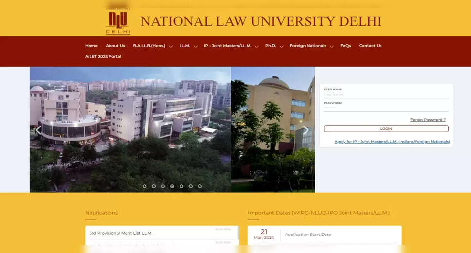 Important Announcement: AILET 2024 LLM Third Merit List Declared; PDF Download Link Activated