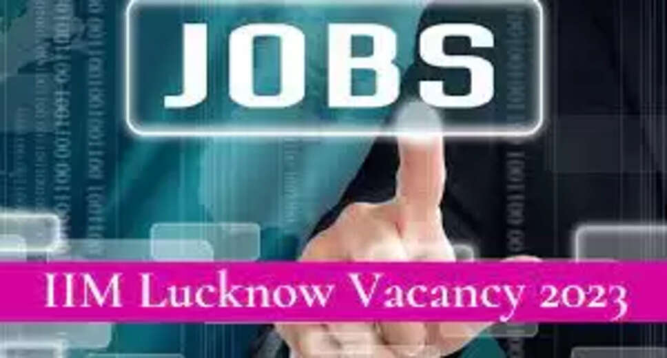 IIM Lucknow Recruitment 2023: Apply for Various Research Assistant or Research Associate Vacancies in Lucknow IIM Lucknow invites applications for the position of Research Assistant or Research Associate. Interested candidates can go through the official notification to know the eligibility criteria, required documents, important dates, and other essential details. The application link and other required information related to IIM Lucknow Recruitment 2023 are provided below. Vacancy Details Organization: IIM Lucknow Recruitment 2023 Post Name: Research Assistant or Research Associate Total Vacancy: Various Posts Salary: Not Disclosed Job Location: Lucknow Last Date to Apply: 05/05/2023 Official Website: iiml.ac.in Similar Jobs: Govt Jobs 2023 Eligibility Criteria Candidates who have the required qualification as set by IIM Lucknow can only apply for the Research Assistant or Research Associate vacancies. Candidates must hold N/A. Eligible candidates can apply for IIM Lucknow Recruitment 2023 online/offline on or before the last date. Vacancy Count Eligible candidates can check the official notification and apply online/offline before 05/05/2023. IIM Lucknow Recruitment 2023 Vacancy Count is Various. For more details regarding the IIM Lucknow Recruitment 2023, check the official notification provided below. Salary IIM Lucknow Recruitment 2023 Salary is Not Disclosed. Usually, Candidates will be informed about the pay range for the position Research Assistant or Research Associate in IIM Lucknow once they are selected. Job Location The IIM Lucknow has released the IIM Lucknow Recruitment 2023 Notifications with the Various vacancies in Lucknow. Mostly the firm will hire a candidate when he/she is ready to serve in the preferred location. Last Date to Apply Online Candidates who satisfy the eligibility criteria alone can apply for the job. The applications will not be accepted after the last date, so apply before 05/05/2023. Steps to Apply The application process for IIM Lucknow Recruitment 2023 is explained below: Step 1: Visit the IIM Lucknow official website iiml.ac.in Step 2: On the website, look for IIM Lucknow Recruitment 2023 notifications Step 3: Before proceeding, read the notification completely Step 4: Check the mode of application and then proceed further If you are interested and eligible for the position of Research Assistant or Research Associate at IIM Lucknow, then apply before the last date. Don't forget to read the official notification completely before applying.