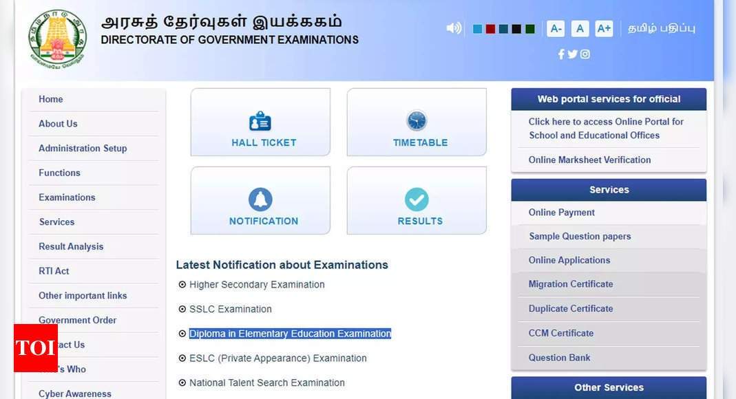 TN DEE 2023 Results Set to Release on September 27 at dge.tn.gov.in