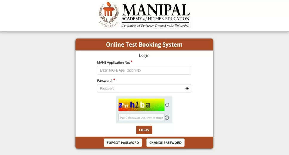 Manipal University MET 2024 Second Attempt Slot Booking Commences; Steps to Book Your Slot