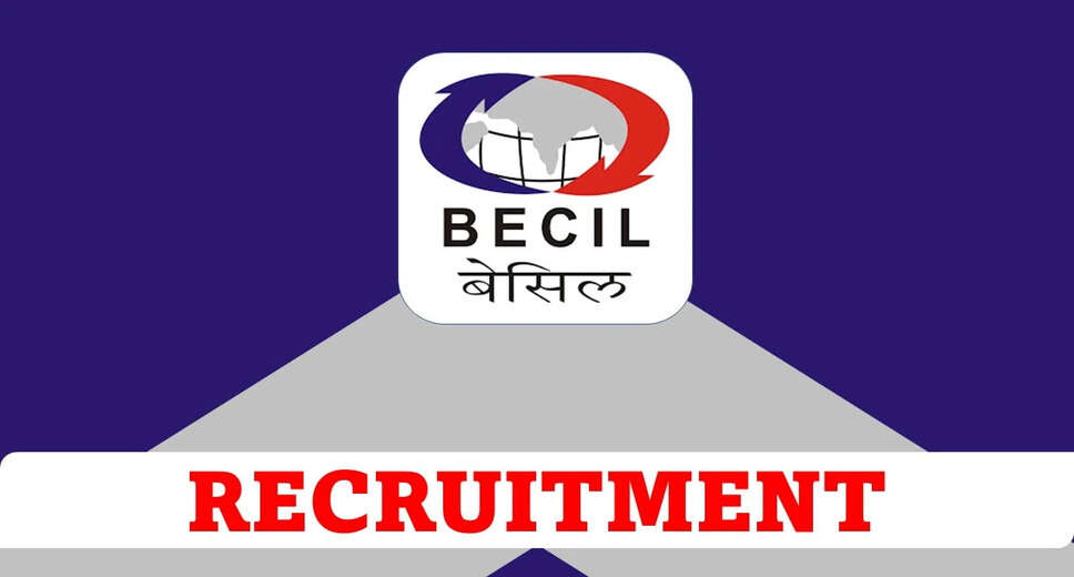 BECIL Recruitment 2023: A great opportunity has emerged to get a job (Sarkari Naukri) in Broadcast Engineering Consultants India Limited (BECIL). BECIL has sought applications to fill the posts of Assistant Editor, Marketing Supervisor and others (BECIL Recruitment 2023). Interested and eligible candidates who want to apply for these vacant posts (BECIL Recruitment 2023), can apply by visiting the official website of BECIL at becil.com. The last date to apply for these posts (BECIL Recruitment 2023) is 15 February 2023. Apart from this, candidates can also apply for these posts (BECIL Recruitment 2023) by directly clicking on this official link becil.com. If you want more detailed information related to this recruitment, then you can see and download the official notification (BECIL Recruitment 2023) through this link BECIL Recruitment 2023 Notification PDF. A total of 19 posts will be filled under this recruitment (BECIL Recruitment 2023) process. Important Dates for BECIL Recruitment 2023 Online Application Starting Date – Last date for online application - 15 February 2023 Details of posts for BECIL Recruitment 2023 Total No. of Posts - Assistant Editor, Marketing Supervisor & Other: 19 Posts Eligibility Criteria for BECIL Recruitment 2023 Assistant Editor, Marketing Supervisor and others: Post Graduate degree in relevant subject from a recognized institute with experience Age Limit for BECIL Recruitment 2023 The age limit of the candidates will be valid as per the rules of the department. Salary for BECIL Recruitment 2023 Assistant Editor, Marketing Supervisor and others: As per the rules of the department Selection Process for BECIL Recruitment 2023 Assistant Editor, Marketing Supervisor & Others : Will be done on the basis of Interview. How to apply for BECIL Recruitment 2023 Interested and eligible candidates can apply through the official website of BECIL (becil.com) by 15 February 2023. For detailed information in this regard, refer to the official notification given above. If you want to get a government job, then apply for this recruitment before the last date and fulfill your dream of getting a government job. You can visit naukrinama.com for more such latest government jobs information.