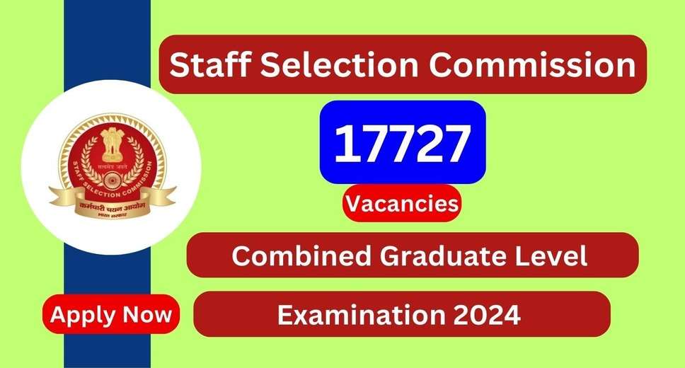 SSC CGL Recruitment 2024: Application Deadline Extended for 17,727 Vacancies