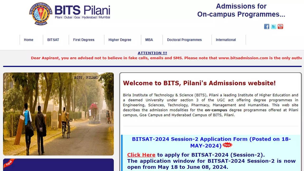 Hurry! BITSAT 2024 Session 2 Registration Deadline Today - Register Now at bitsadmission.com!
