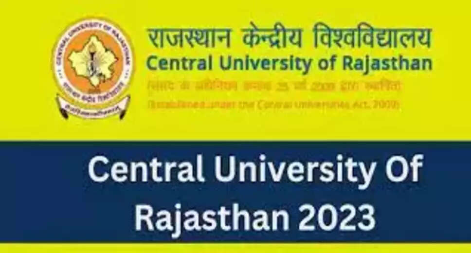 Central University of Rajasthan Recruitment 2023: Apply for Research Associate and Junior Research Fellow Positions Central University of Rajasthan has announced the recruitment of eligible candidates for Research Associate and Junior Research Fellow vacancies. This is a great opportunity for those who are seeking a job in the government sector. Candidates who are interested in applying for these positions can read this blog post for complete details regarding the Central University of Rajasthan Recruitment 2023. Vacancy Details The total number of vacancies available for Central University of Rajasthan Recruitment 2023 is three. Candidates who are eligible and interested can go through the official notification and apply for the job before the last date, which is 15th May 2023. The job location is Ajmer. Post Name Total Vacancy Salary Research Associate 1 Rs. 51,230 Per Month Junior Research Fellow 2 Rs. 33,790 Per Month Qualification The qualification required for the Research Associate and Junior Research Fellow positions is M.A, M.Pharma, and M.Sc. Candidates who possess these qualifications can apply for the job before the last date. For more details regarding the qualifications, candidates can visit the official website of the Central University of Rajasthan. Salary If you are selected for the Research Associate or Junior Research Fellow positions at the Central University of Rajasthan, your salary will be between Rs. 33,790 to Rs. 51,230 per month, depending on the post. Job Location The job location for the Research Associate and Junior Research Fellow positions is Ajmer. Candidates who are willing to serve in this location can apply for the job. How to Apply Candidates who are interested in applying for the Research Associate and Junior Research Fellow positions at the Central University of Rajasthan can follow the steps given below: Step 1: Visit the official website of Central University of Rajasthan. Step 2: Check the latest notification regarding the Central University of Rajasthan Recruitment 2023 on the website. Step 3: Read the instructions in the notification entirely before proceeding. Step 4: Apply or fill the application form before the last date. Last Date to Apply The last date to apply for Central University of Rajasthan Recruitment 2023 is 15th May 2023. Candidates who are interested in applying for these positions can visit the official website of the Central University of Rajasthan for more details regarding the recruitment process.