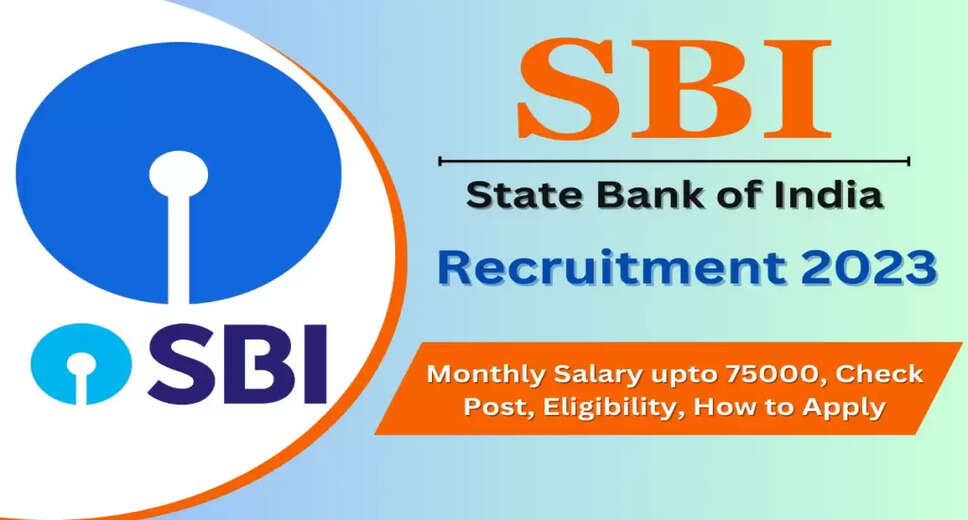 The State Bank of India (SBI) is inviting applications from Indian citizens for various Specialist Cadre Officer posts on a regular basis. If you're looking for a rewarding career in banking, this could be your opportunity. Read on for details on how to apply, important dates, eligibility criteria, and more.
